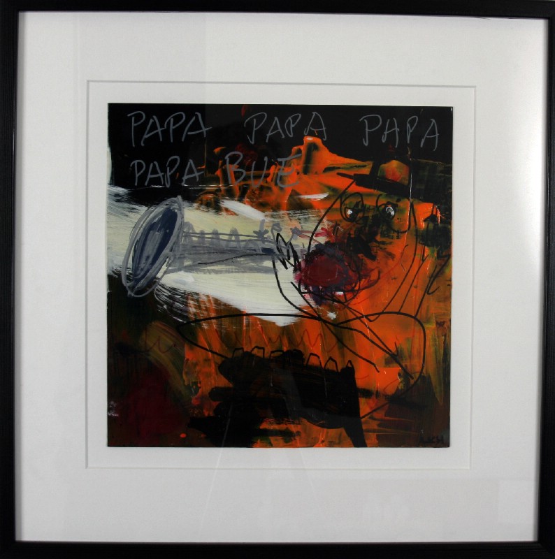 Abstraktion - Malet på papir