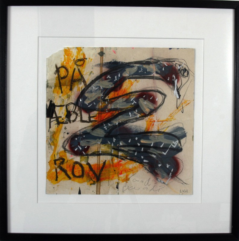 Abstraktion - Malet på papir