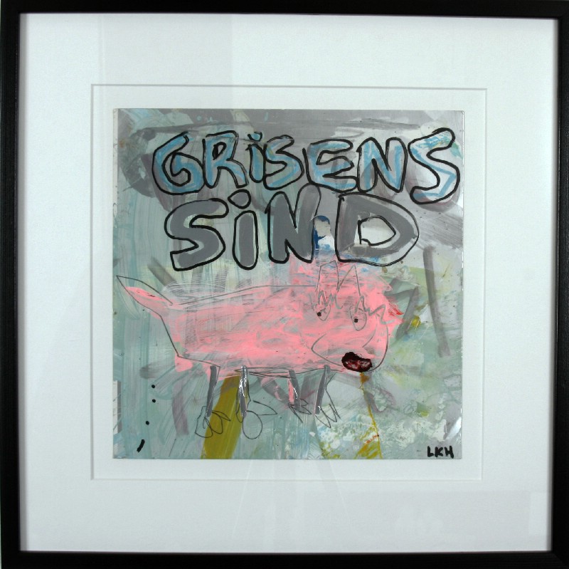 Abstraktion - Malet på papir