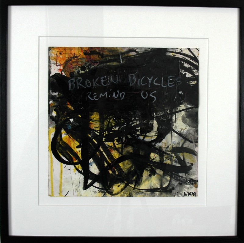 Abstraktion - Malet på papir