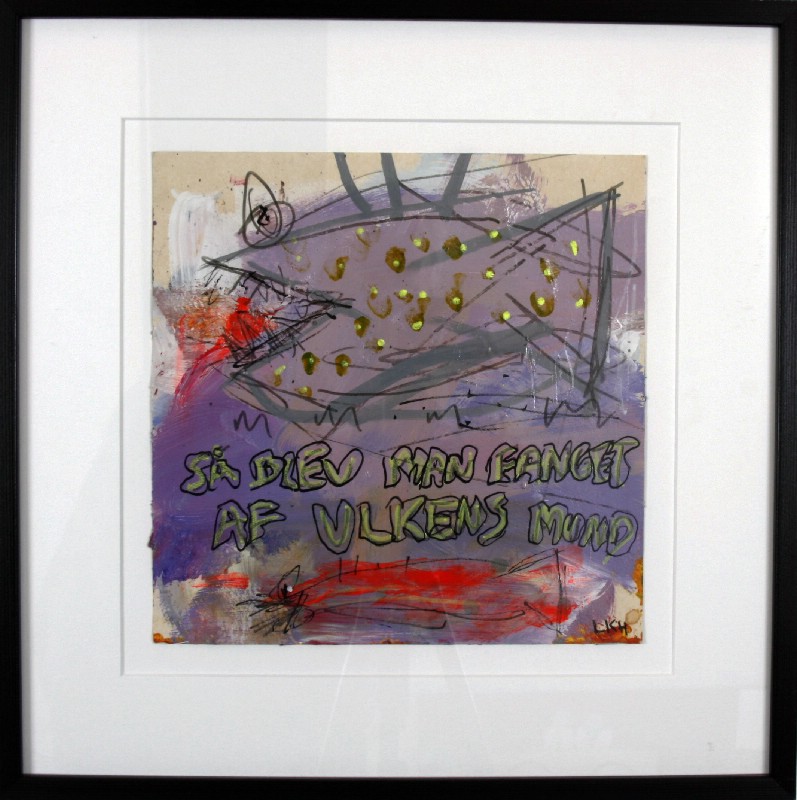 Abstraktion - Malet på papir