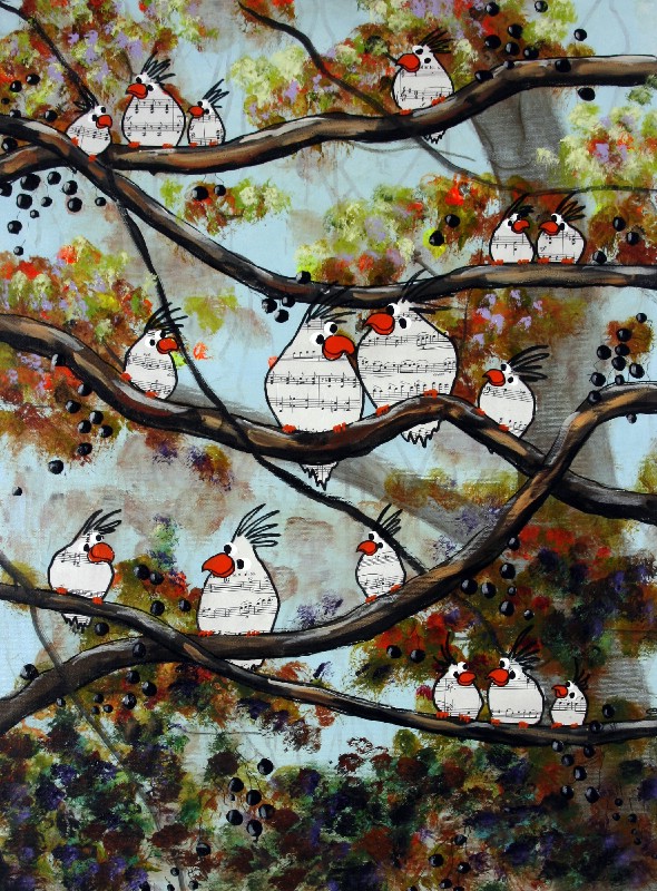 I skovens dybe stille ro