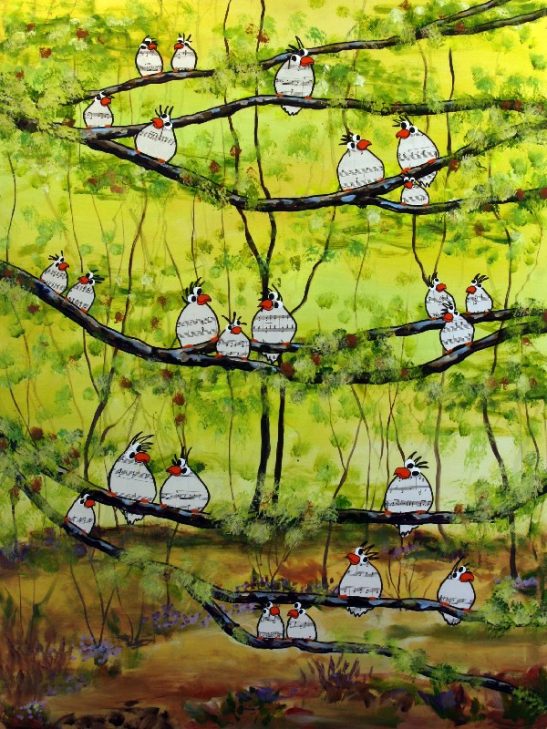 I skovens dybe stille ro