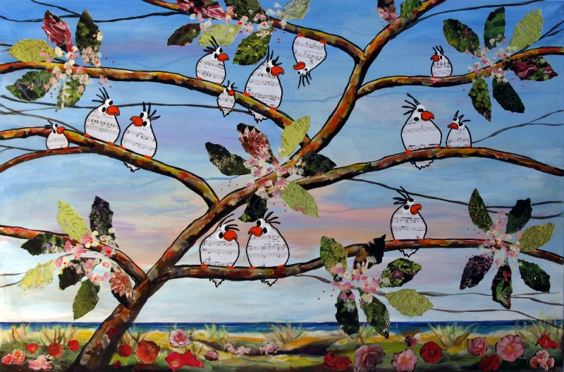 Kirsebærtræet blomster