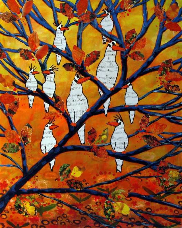 Sang i det blå træ