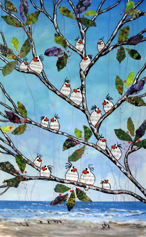 På stranden - ventetid