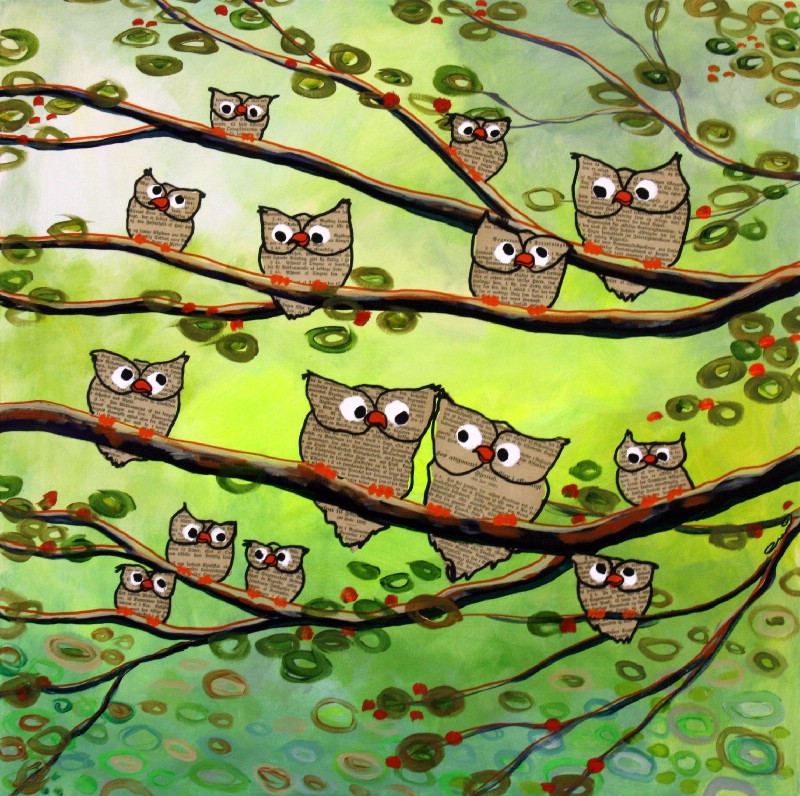 Ugler i det grønne