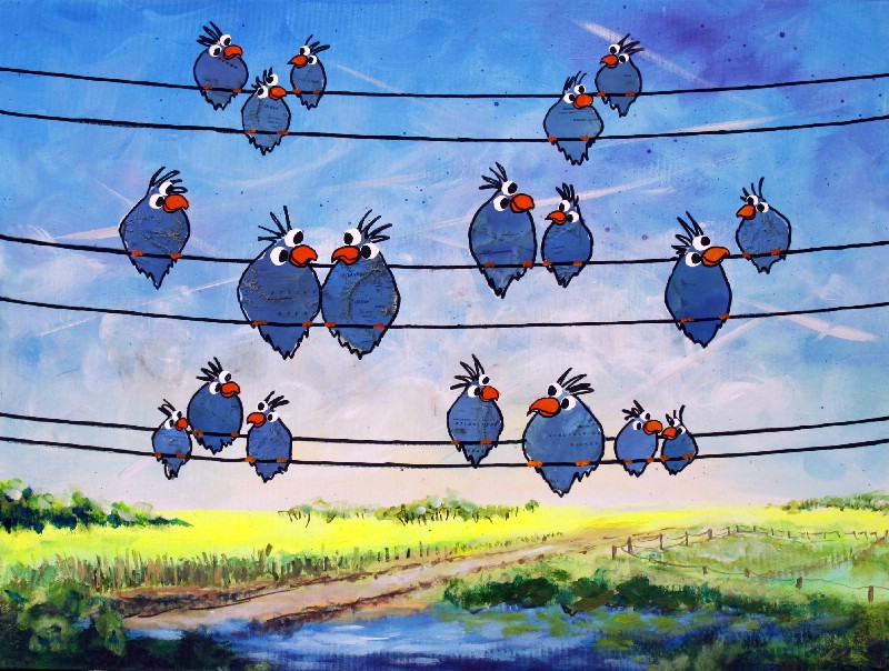 Little birds On A Wire