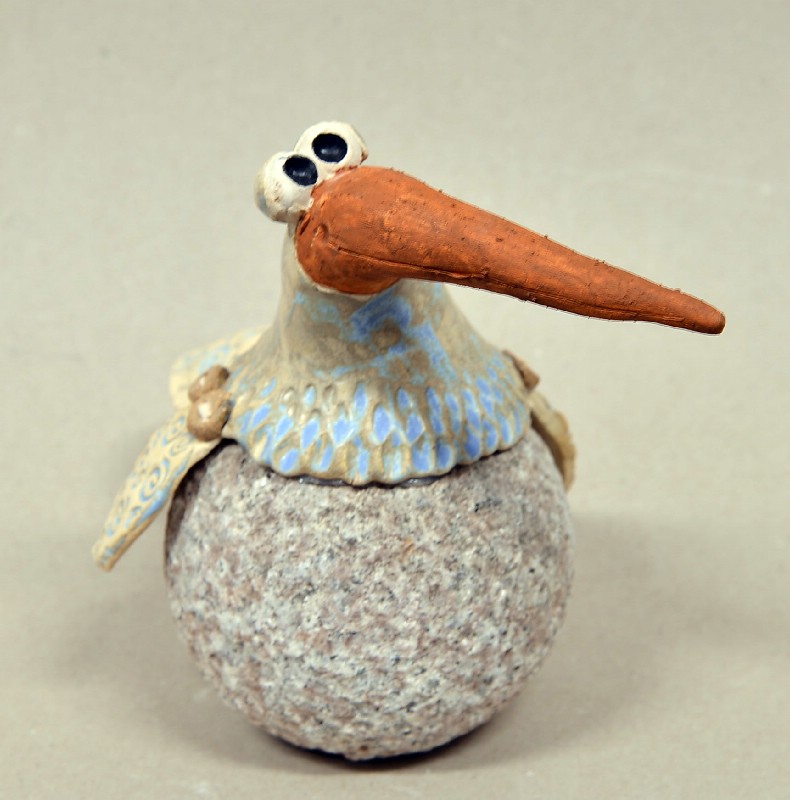 Fabelfugl - keramik
