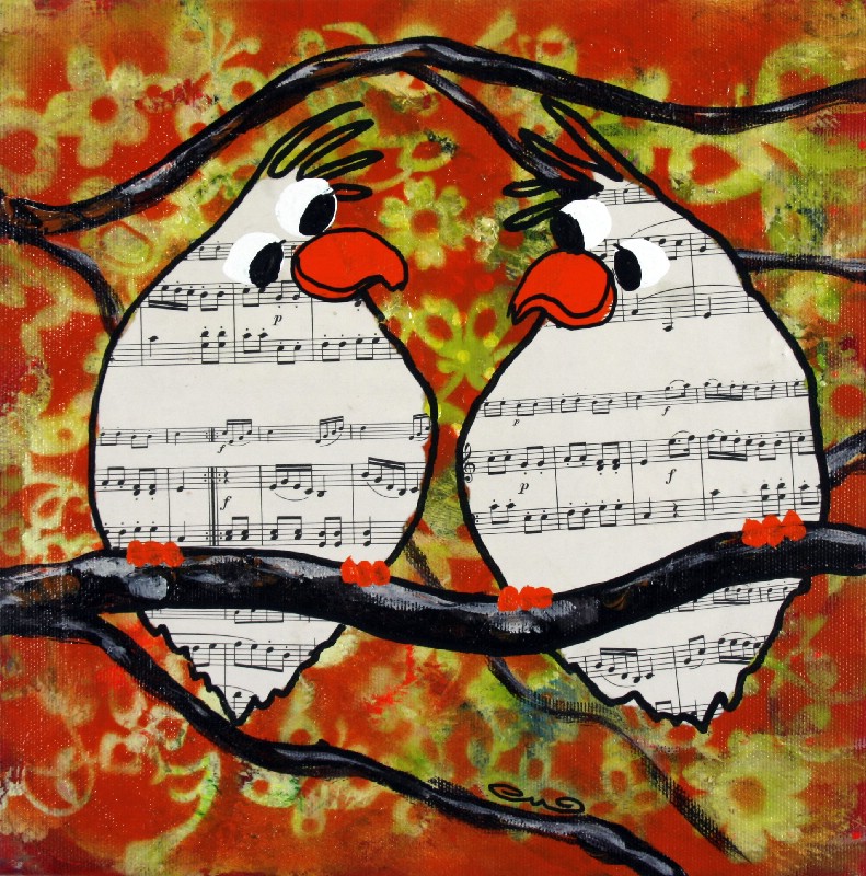 fugle på kvisten II