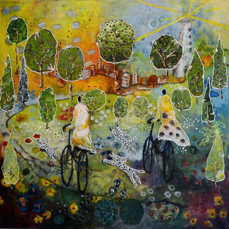 Cykeltur med Dalmatiner