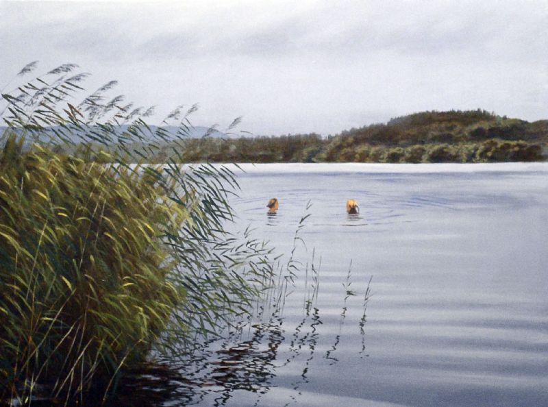 To kvinder i Knud Sø