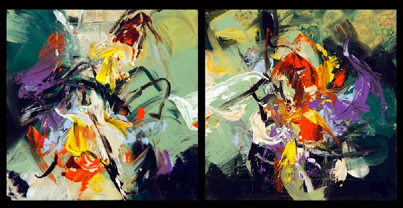 Maria Kragh - 2 stk 20x20 cm.