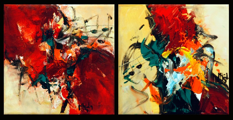 Maria Kragh - 2 stk 20x20