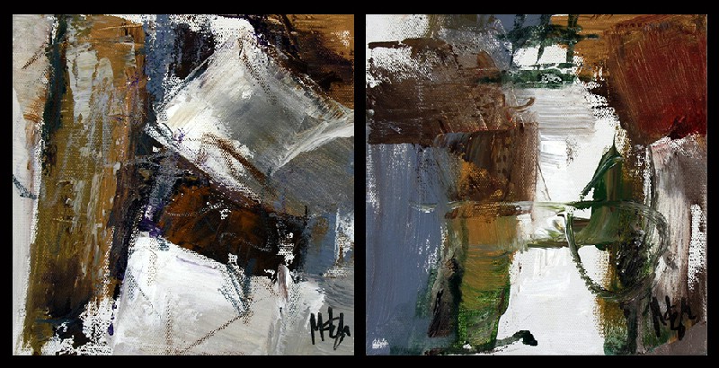 Maria Kragh - 2 stk. 20x20 cm.