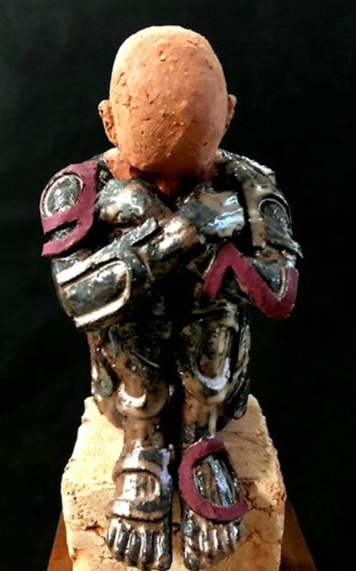 Empty Spaces Letters - keramikskulputr