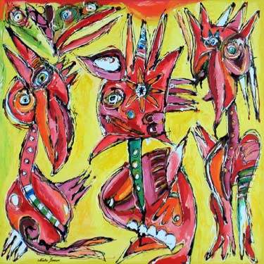 '''Between paradise birds'''