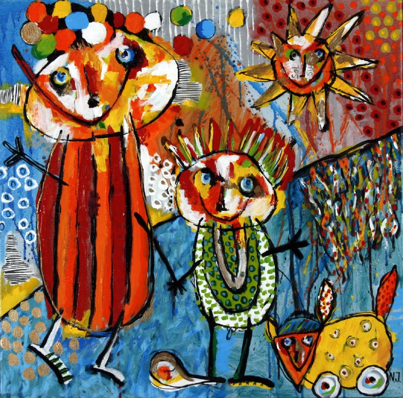 Søren storetå med følge