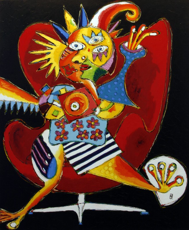 Woman In An Egg