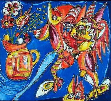 Female mutation with flowers I