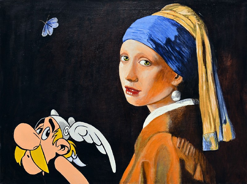 Pigen med perleøreringen