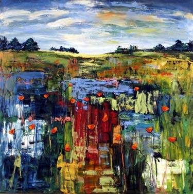 Blomstrende landskab