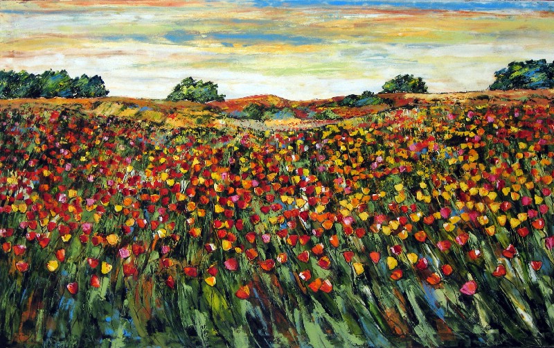 I fuldt flor ved Aix - Provence