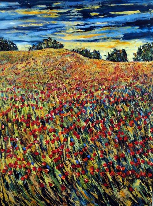 Aftenskumring i Cotignac