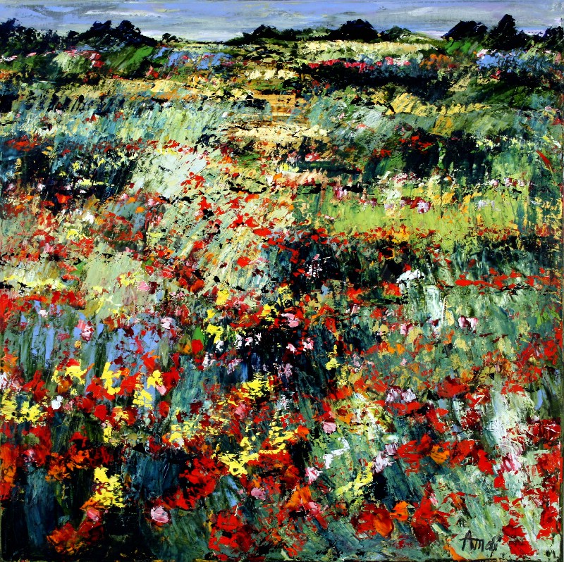 Blomstrende landskab