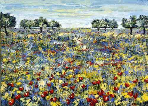 Lavendelmarker ved Soult