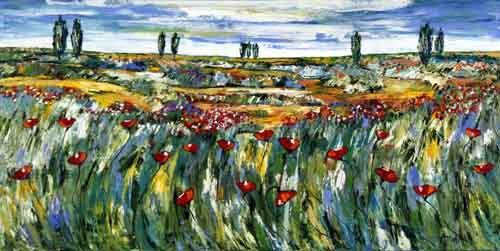 Cypress i horisonten - Provence