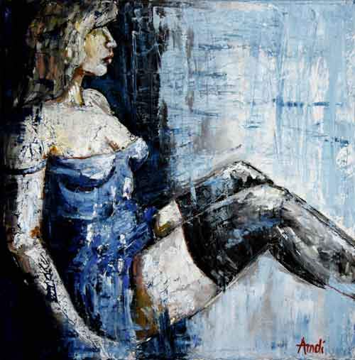 Woman in Blue I