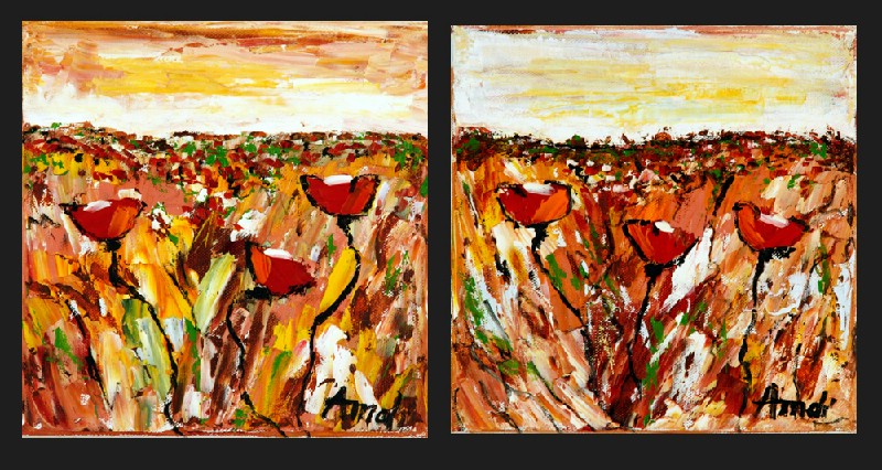 Provence - 2 stk. 20 x 20 cm