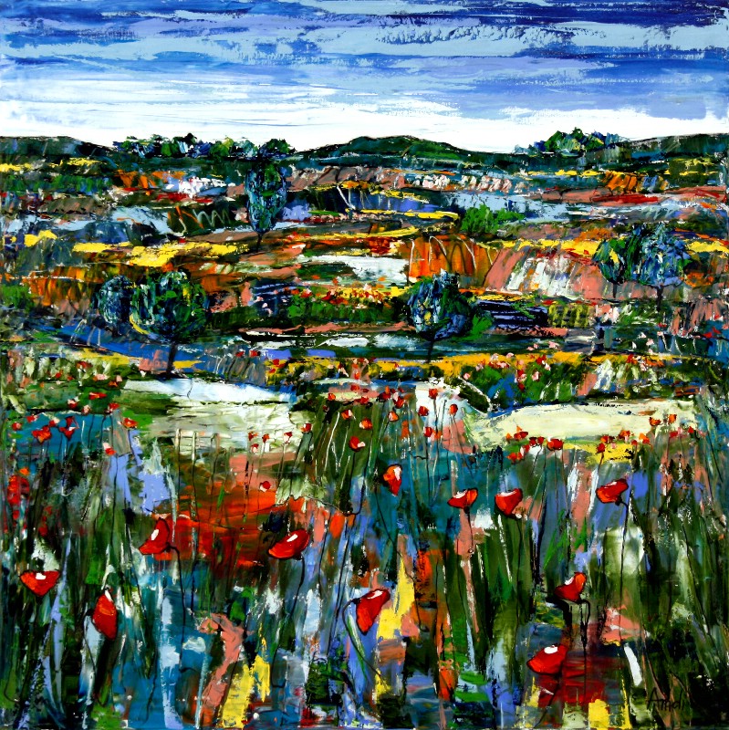 Fleurs dans la pleine du Var - Provence