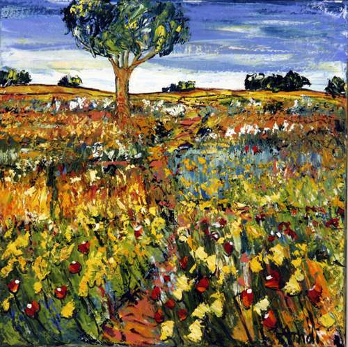 Landskab i pastel - Provence