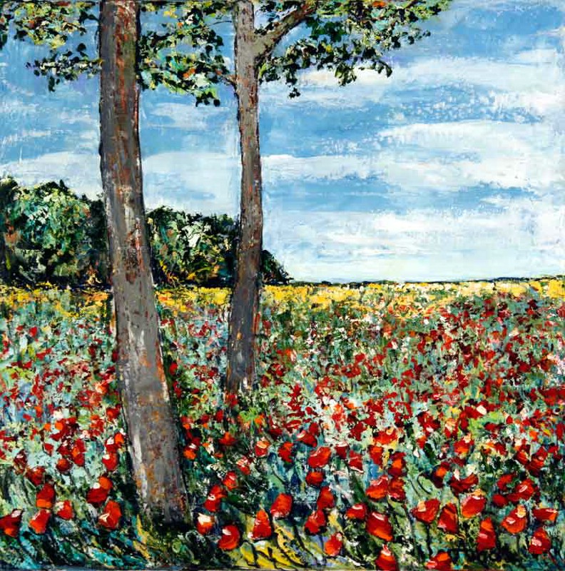 Landskab med træer - Provence