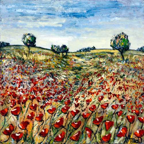 Landskab med træer - Provence