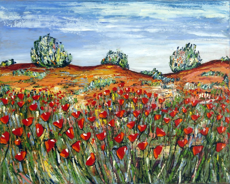 Flowers In The Field I - Provence