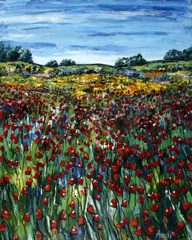 Field With Poppies - Provence