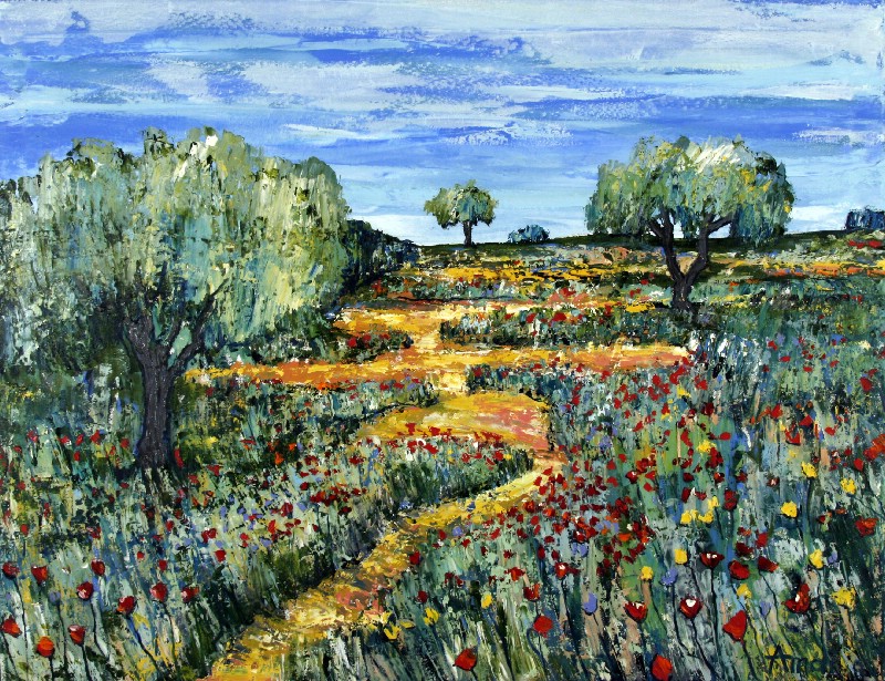 Landscape With Olive Trees - Provence