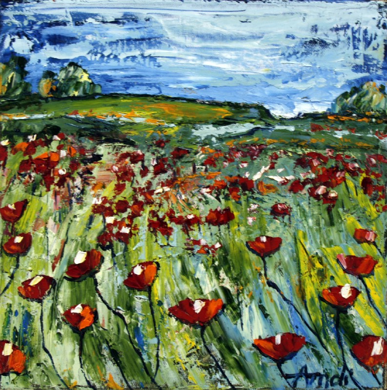 Dansende valmuer II - Provence