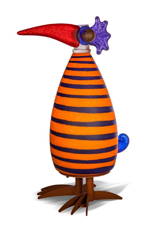 Gonzo - Red-Orange with Stribes