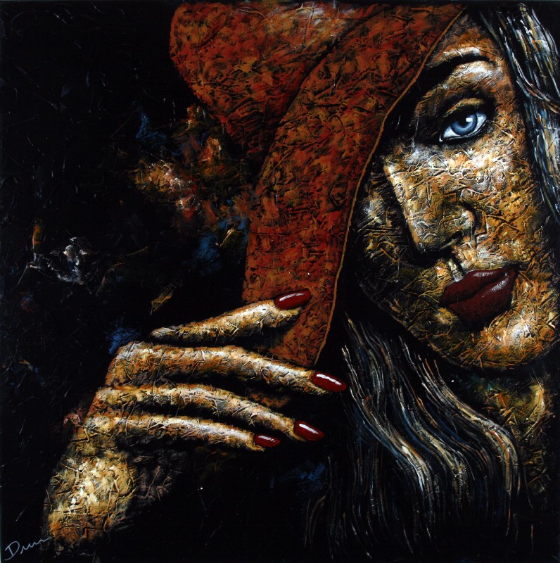 Lille spejl på væggen der