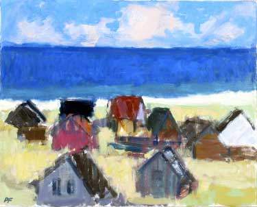 Huse ved Vesterhavet