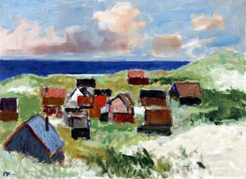 Huse ved Vesterhavet