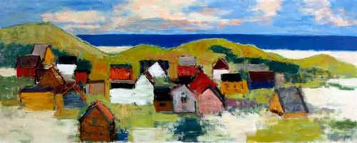 Huse ved Vesterhavet