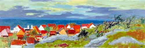 Efter solnedgang i Gudhjem