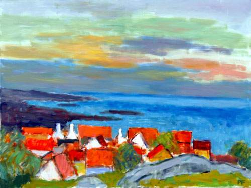 Opklaring efter regn - Bornholm