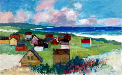 Huse ved Vesterhavet