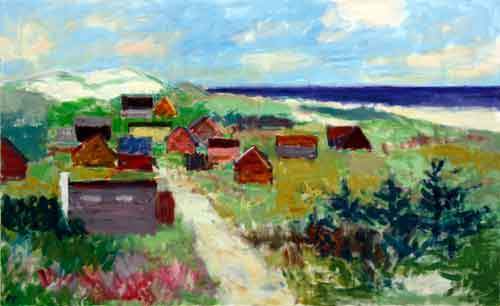 Huse ved Vesterhavet